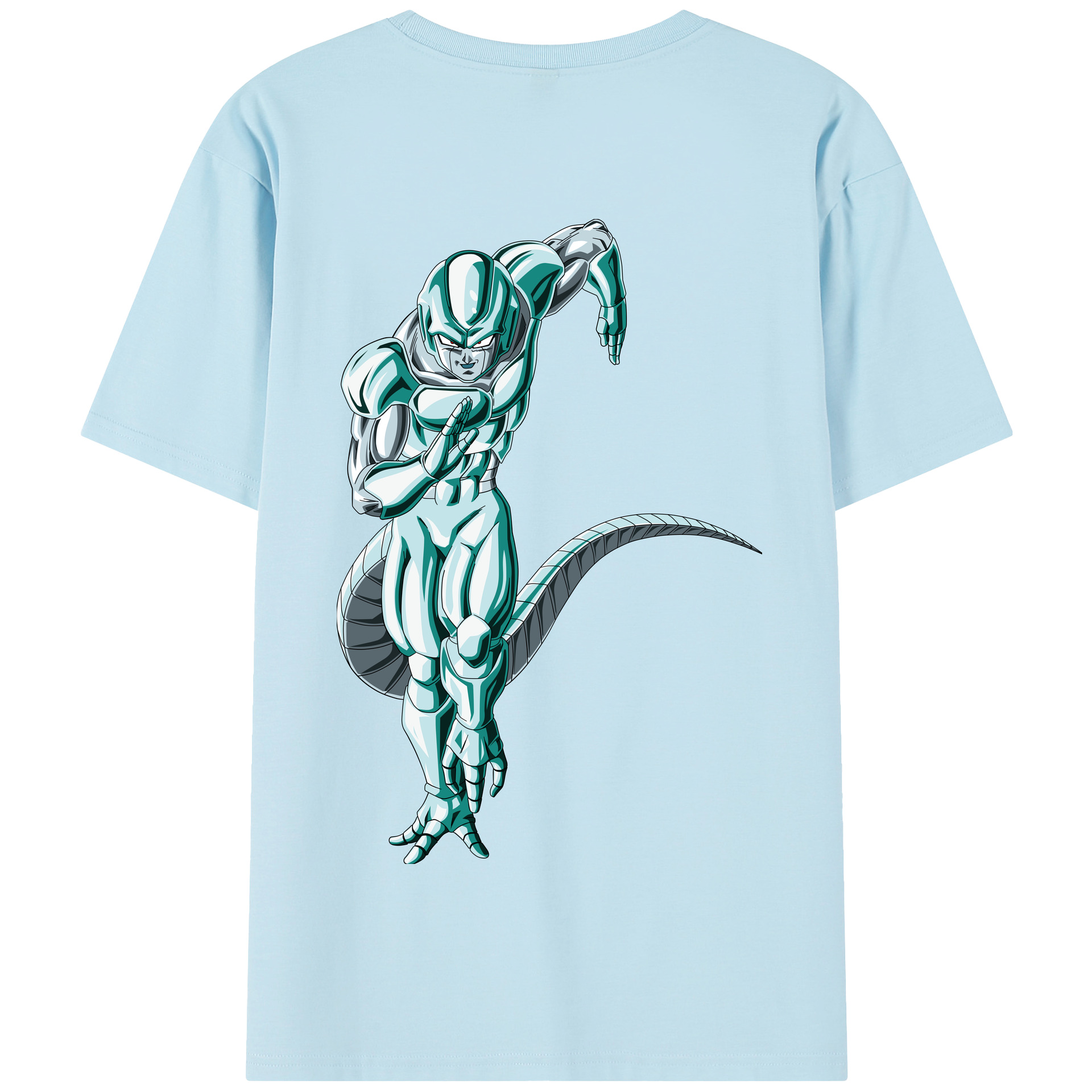（画像用） ドラゴンボール フリーザ DRAGON BALL Frieza 綿100％半袖Tシャツ（背面プリント）